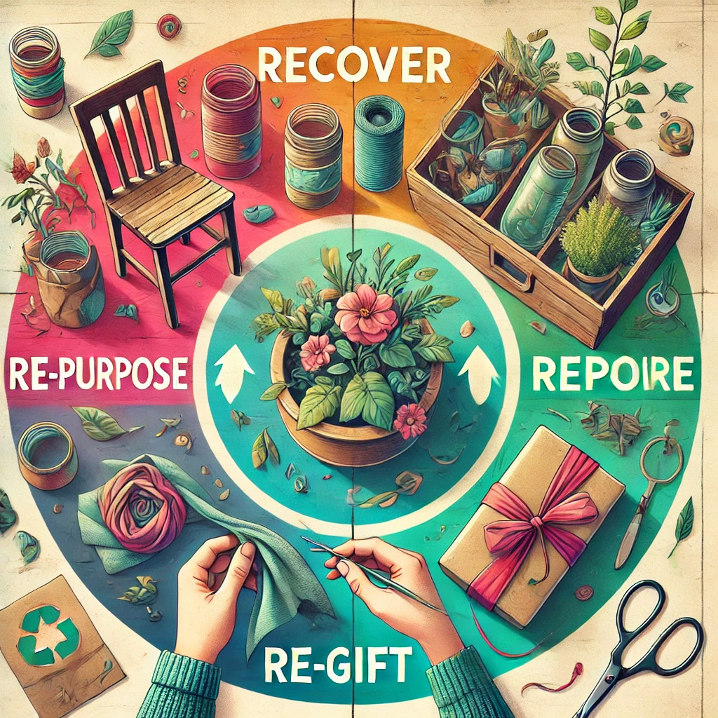 Recover, Re-purpose, Repair, Regift