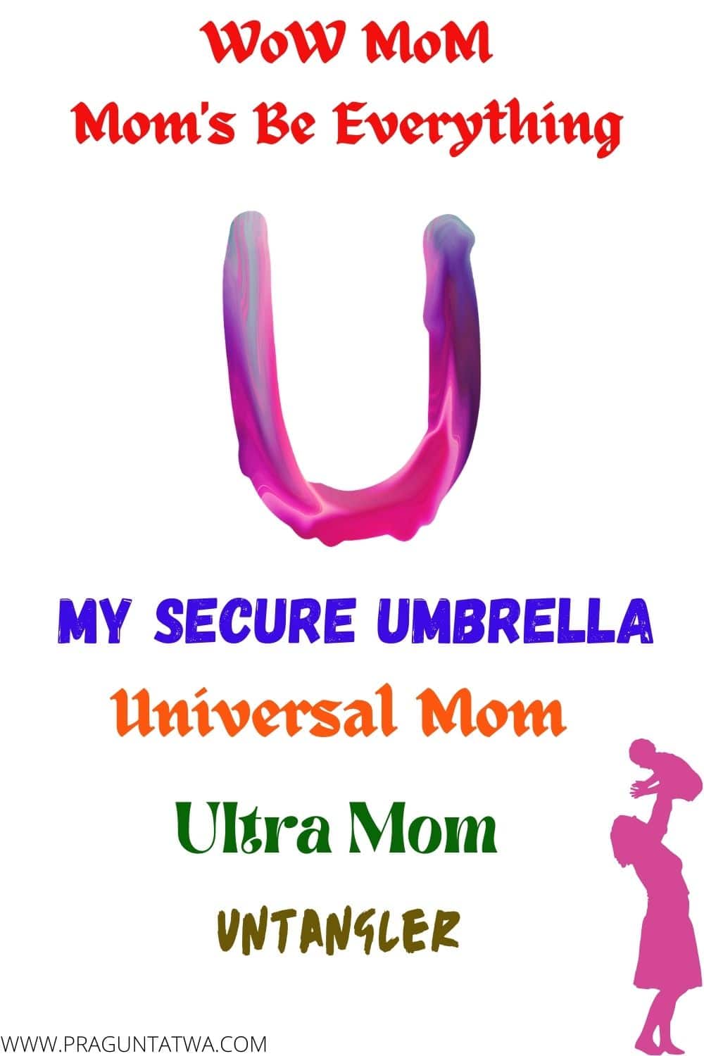 Under the Umbrella of Mom’s love, An ultra mom protecting, untangling, and caring for life