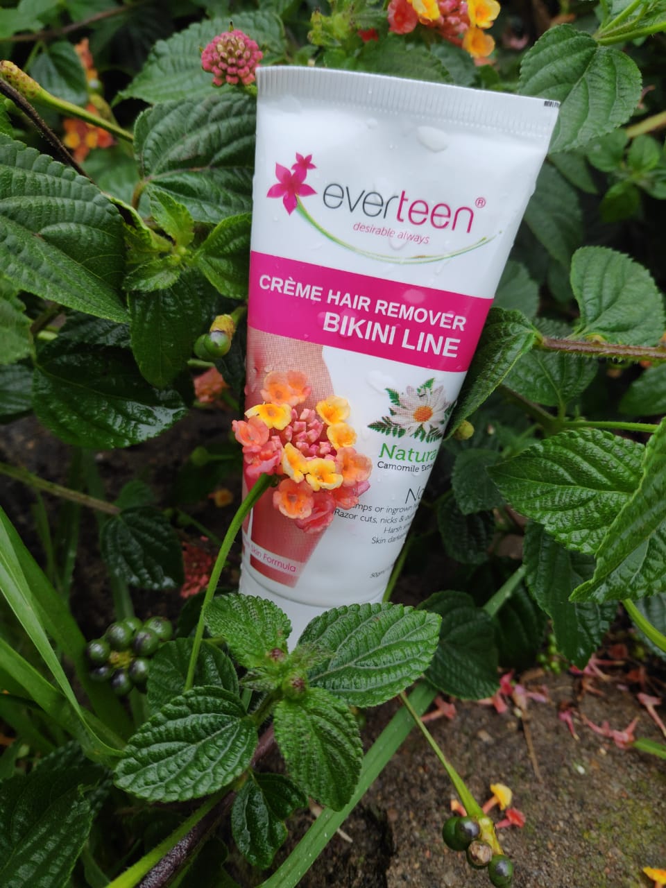 Care for your sensitive skin with Everteen creme hair remover